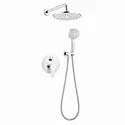 round concealed shower